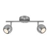 Plafonnier Nordlux CHICAGO Acier inoxydable, 2 lumières