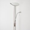 Lampadaire Urama Nickel mat, 2 lumières