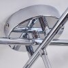 Plafonnier Lulea Chrome, 5 lumières