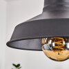 Suspension Nacate Écru, Noir, 1 lumière