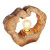 Lampe de table Globo VINZENZ Brun, Couleur bois, 1 lumière