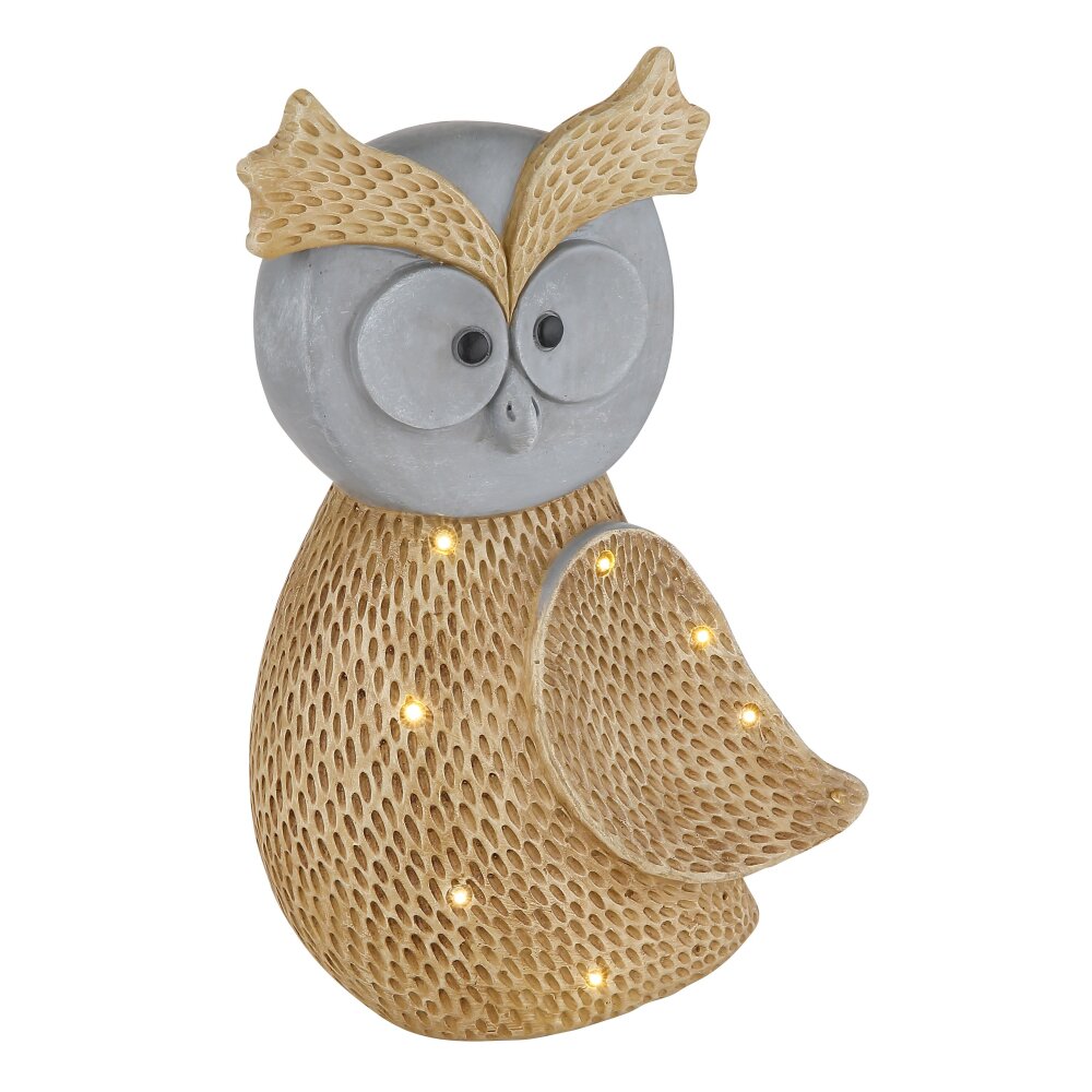 lampe solaire Globo EULE LED Brun, Gris, 7 lumières main product photo