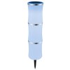 lampe solaire Globo LED Chrome, Blanc, 1 lumière, Changeur de couleurs