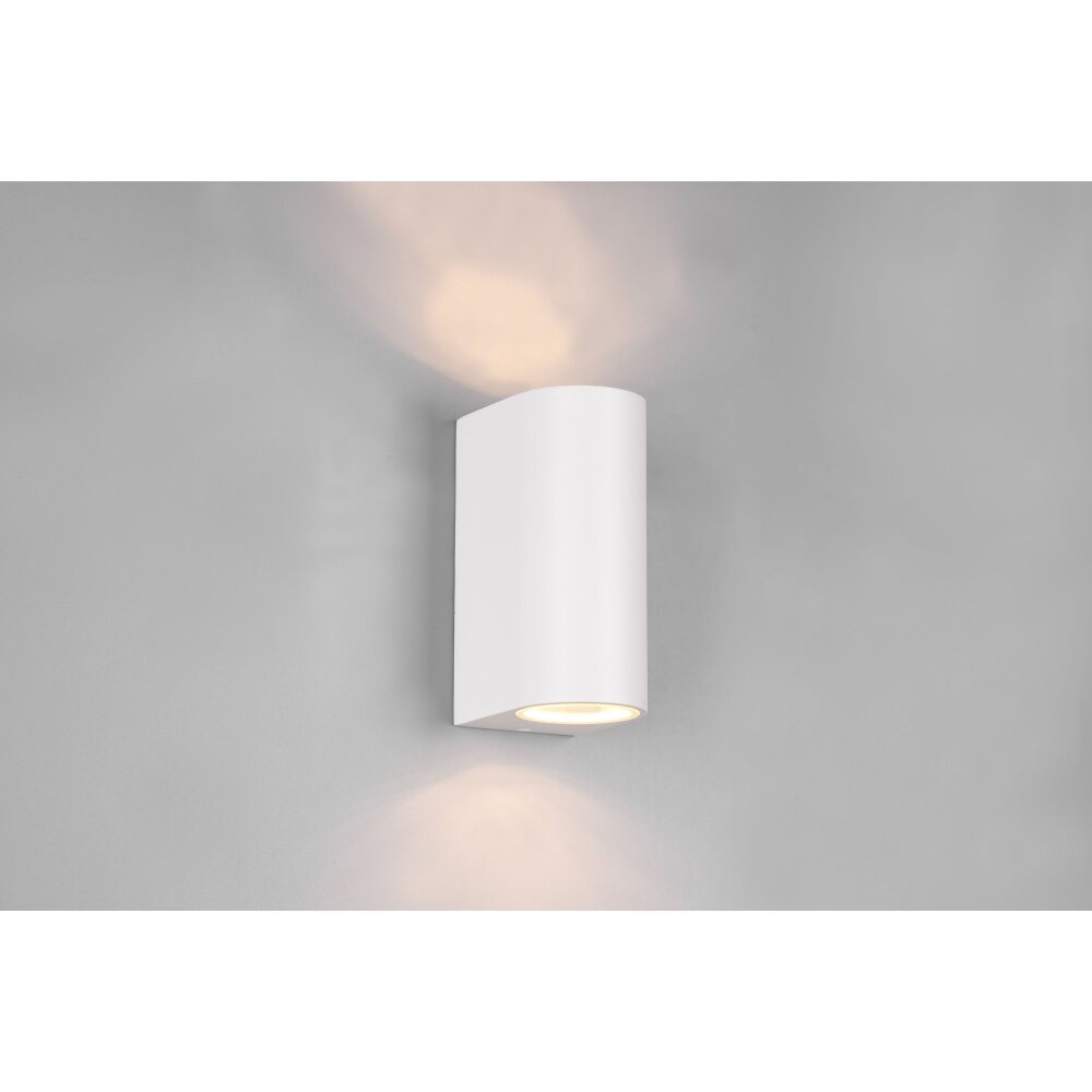Applique murale d'extérieur Trio Roya Blanc, 2 lumières main product photo