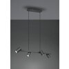Suspension Trio MARLEY Noir, 4 lumières