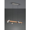 Suspension Trio MARLEY Écru, Nickel mat, 4 lumières Suspension Trio MARLEY Écru, Nickel mat, 4 lumières