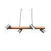 Suspension Trio MARLEY Écru, Nickel mat, 4 lumières Suspension Trio MARLEY Écru, Nickel mat, 4 lumières