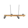 Suspension Trio MARLEY Écru, Nickel mat, 4 lumières Suspension Trio MARLEY Écru, Nickel mat, 4 lumières
