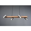 Suspension Trio MARLEY Écru, Nickel mat, 4 lumières Suspension Trio MARLEY Écru, Nickel mat, 4 lumières
