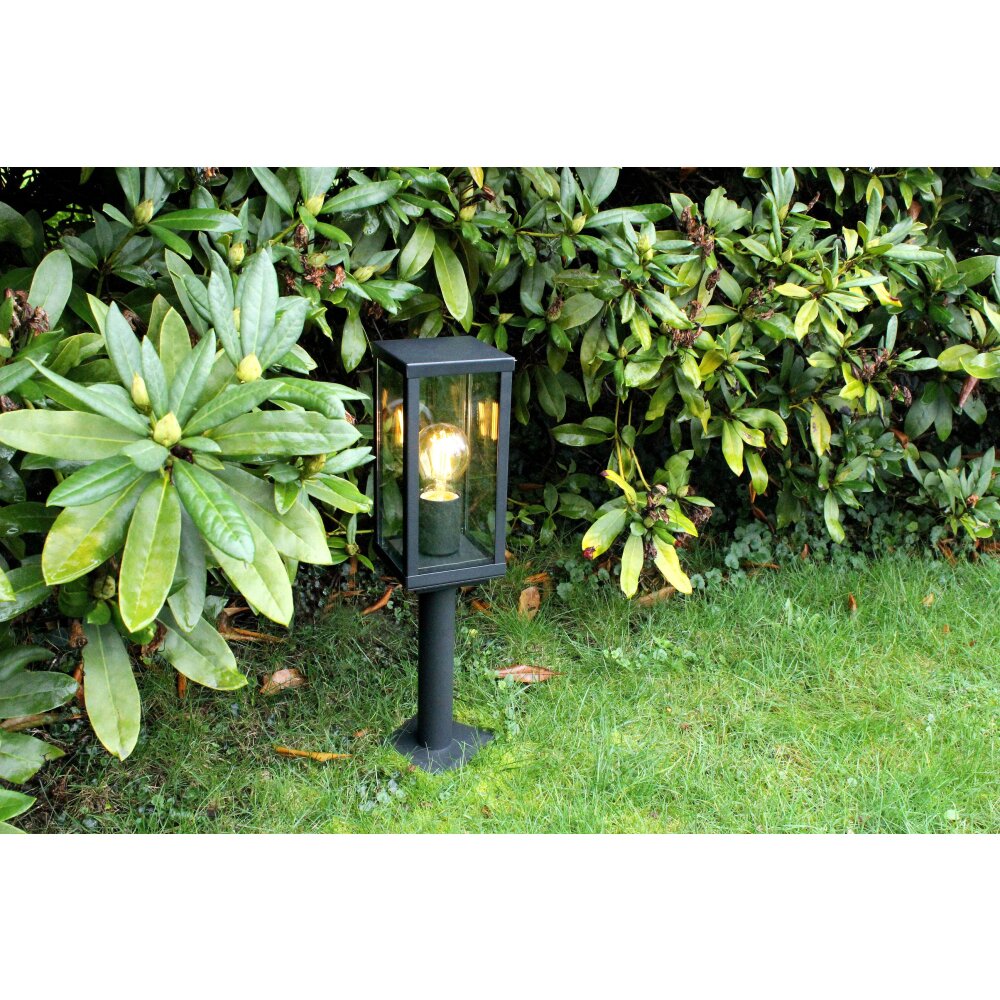 Borne lumineuse Lutec KARO Noir, 1 lumière main product photo