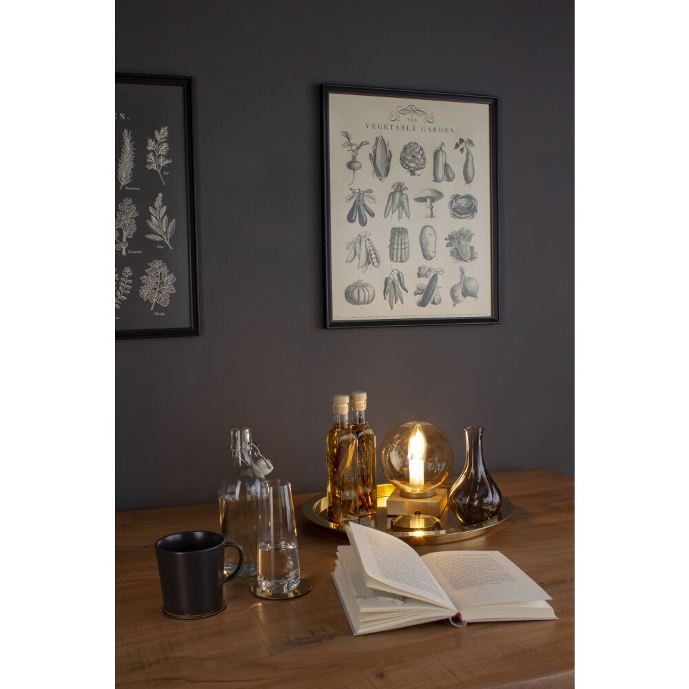 Lampe de table Luce Design PLUTO Or, 1 lumière main product photo