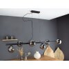 Suspension Luce Design NEPTUN Noir, 6 lumières