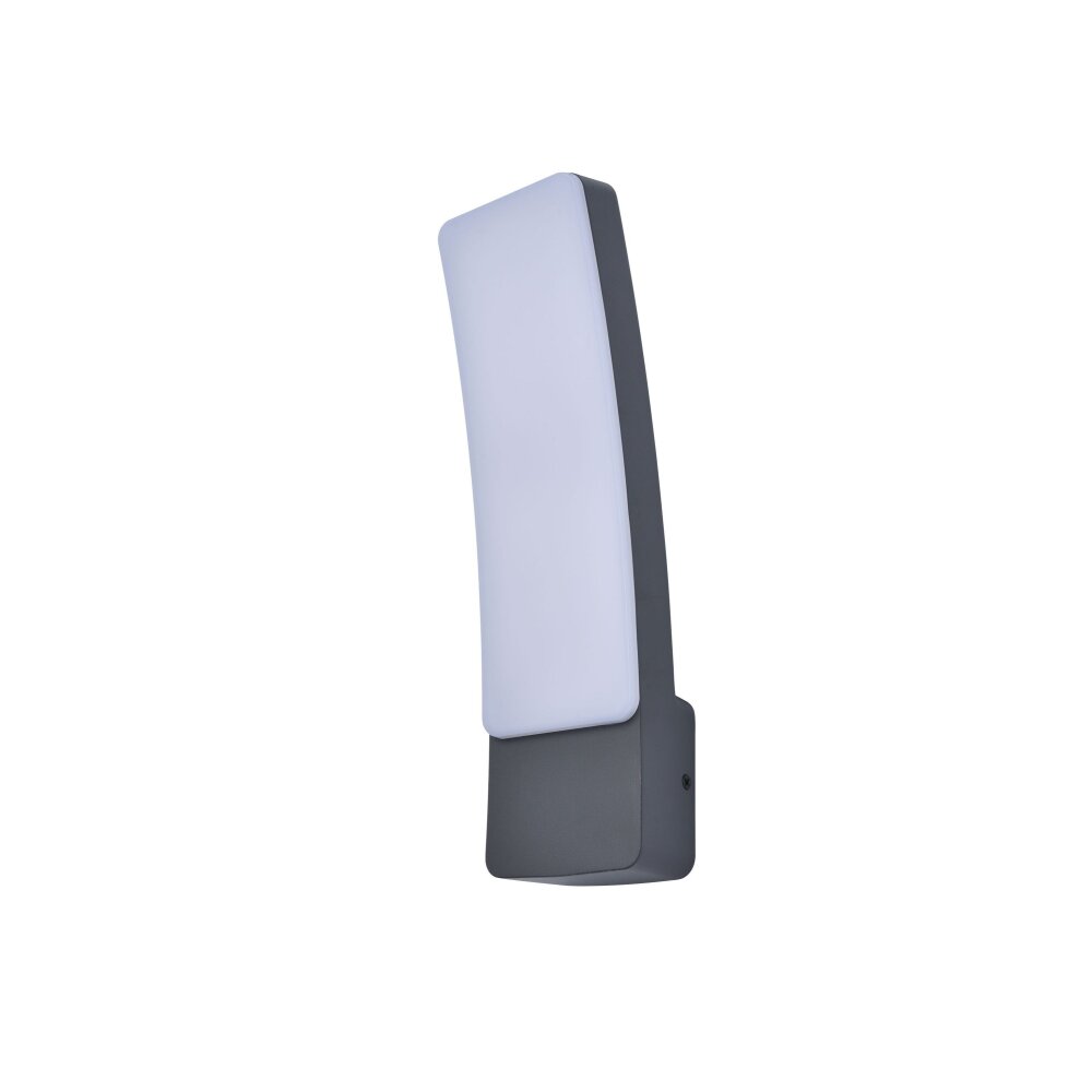 Applique murale d'extérieur Lutec KIRA LED Anthracite, 1 lumière main product photo