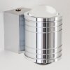 Lampe de salle de bain Florenz LED Aluminium, 2 lumières