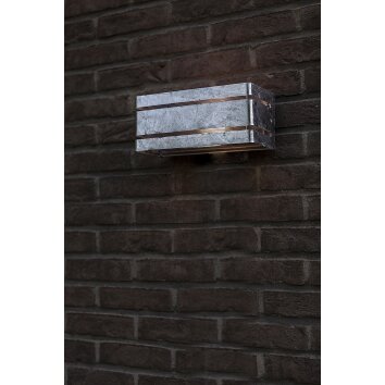 Applique murale d'extérieur Lutec VIDAR Zingué, 1 lumière