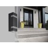 Applique murale d'extérieur Lutec STRIPES LED Noir, 2 lumières
