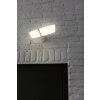 Applique murale d'extérieur Lutec ARTICA LED Blanc, 1 lumière, Détecteur de mouvement
