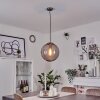 Suspension Talauta Nickel mat, 1 lumière