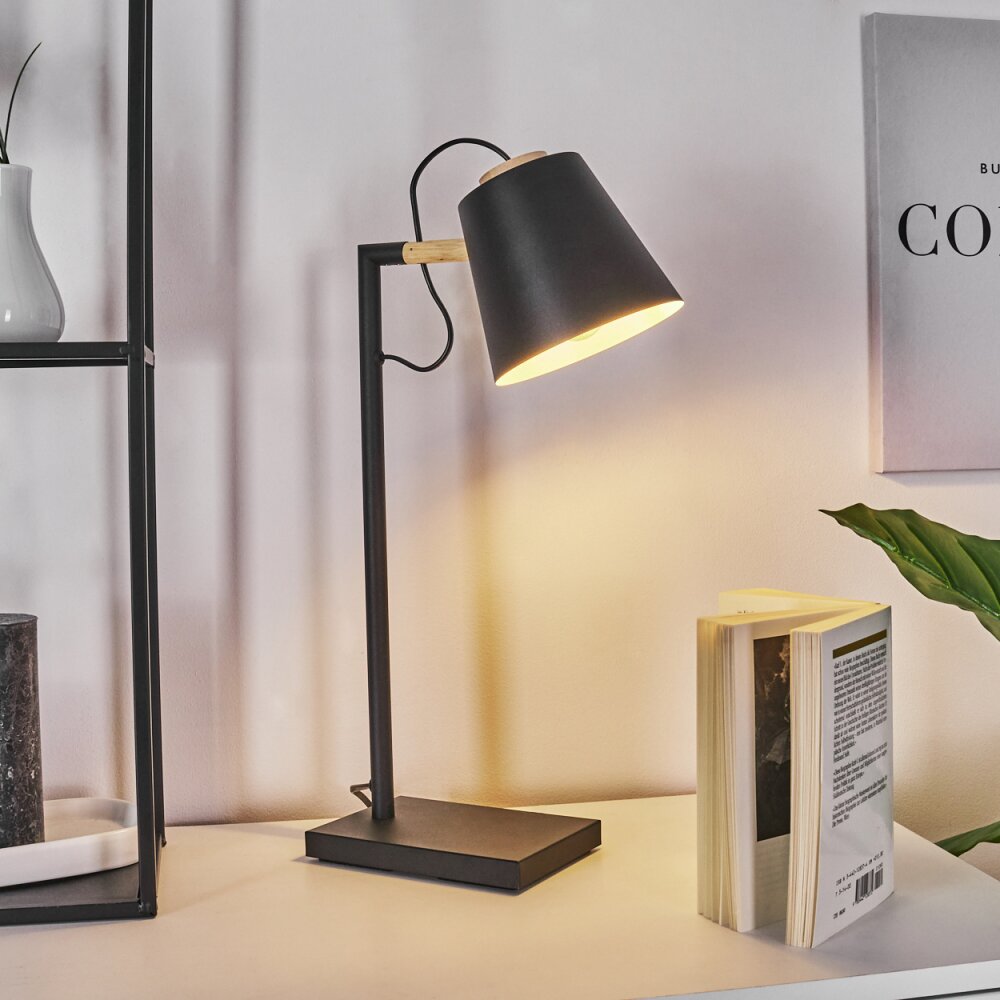 Lampe de table Cerrizal Écru, Noir, 1 lumière main product photo