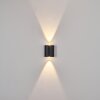 Applique murale d'extérieur Oiba LED Gris, 1 lumière