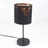 Lampe de table Marbach Noir, 1 lumière