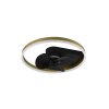 Ventilateur de plafond Reality Borgholm LED Or, Noir, 1 lumière, Télécommandes