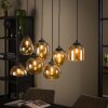 Suspension Espriella Argent Oxydé, 7 lumières