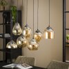 Suspension Espriella Argent Oxydé, 7 lumières