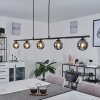 Suspension Belleoram LED Noir, 5 lumières
