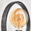 Lampadaire Tercel Gris, Noir, 3 lumières