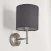 Applique murale Tise Nickel mat, 1 lumière