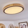 Plafonnier Corinto LED Écru, Noir, 1 lumière