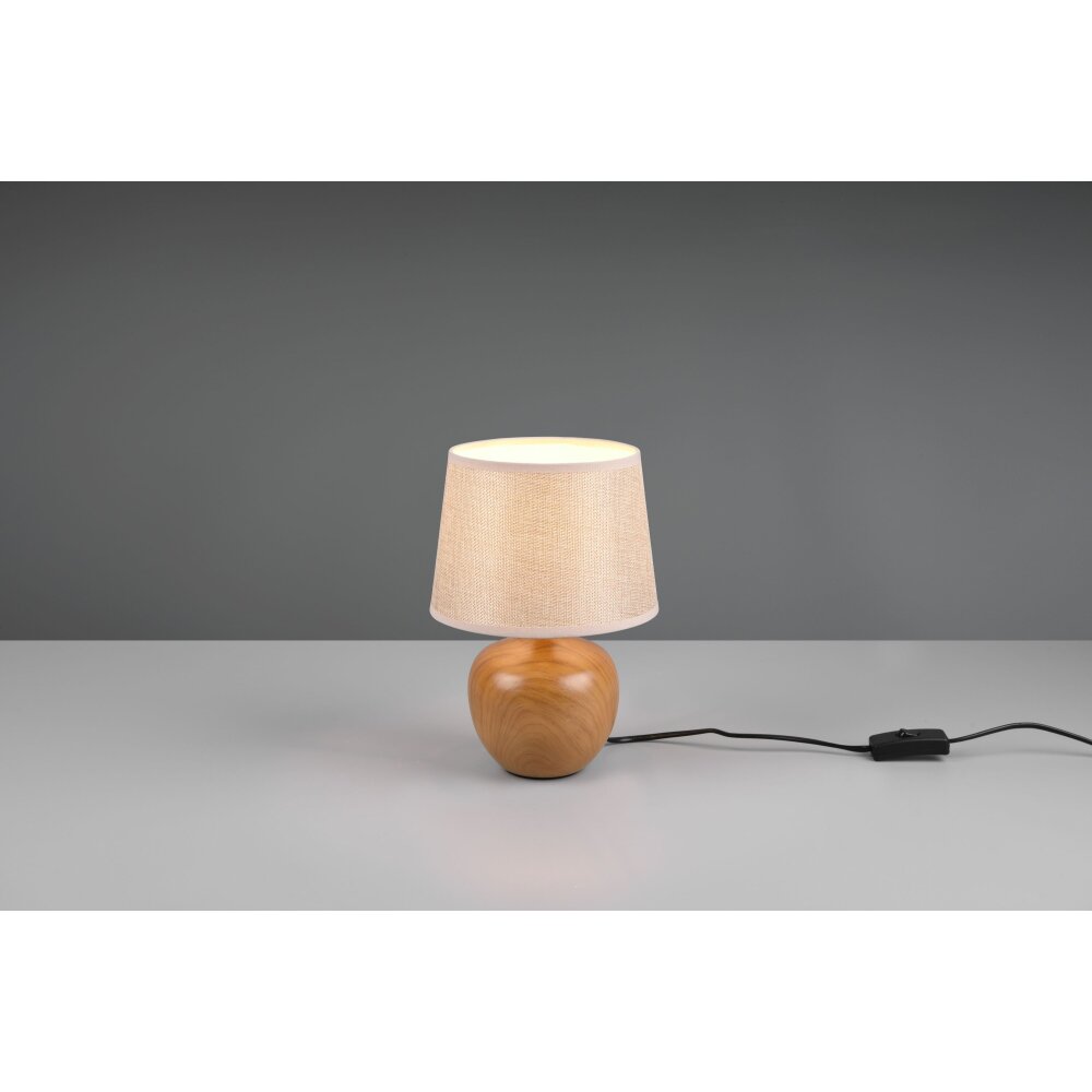 Lampe de table Reality LUXOR Couleur bois, 1 lumière main product photo