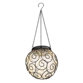 lampe solaire Globo LED Transparent, 15 lumières