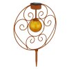 lampe solaire Globo LED Ambre, 1 lumière