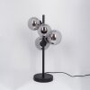 Lampe de table Chehalis LED Noir, 4 lumières