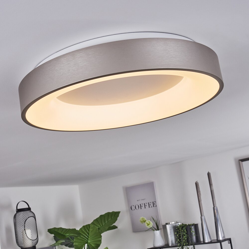 Plafonnier Playas LED Argenté, Blanc, 1 lumière main product photo