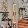 Lampadaire Ayajasco LED Couleur bois, Écru, Noir, 1 lumière
