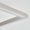 Plafonnier Rauma LED Nickel mat, 1 lumière
