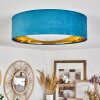 Plafonnier Maripi LED Bleu, Or, 1 lumière