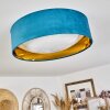 Plafonnier Maripi LED Bleu, Or, 1 lumière