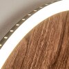 Applique murale Rocha LED Brun, Couleur bois, Noir, 1 lumière