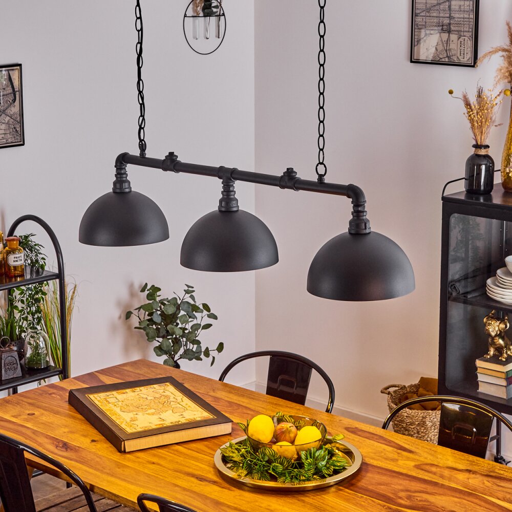 Suspension Beles Noir, 3 lumières main product photo