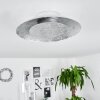 Plafonnier Merlo LED Argenté, 1 lumière