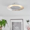 Plafonnier Merlo LED Argenté, 1 lumière