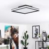 Plafonnier Nabbas LED Noir, 1 lumière