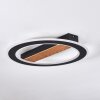 Plafonnier Katila LED Brun, Noir, 1 lumière