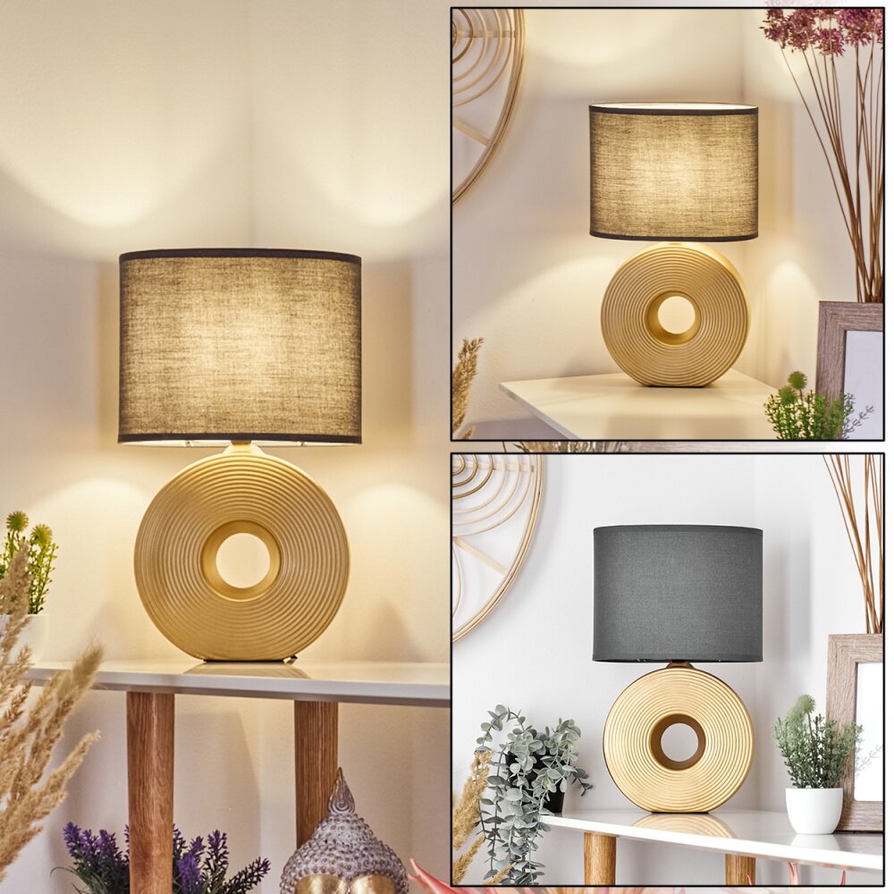 Lampe de table Saija Or, 1 lumière main product photo