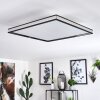 Plafonnier Nabbas LED Noir, 1 lumière