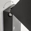 Applique murale d'extérieur Holiseva LED Noir, 1 lumière